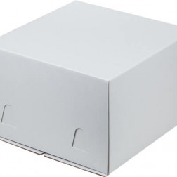 Коробка для торта белая 1,5 кг (25*25*18)