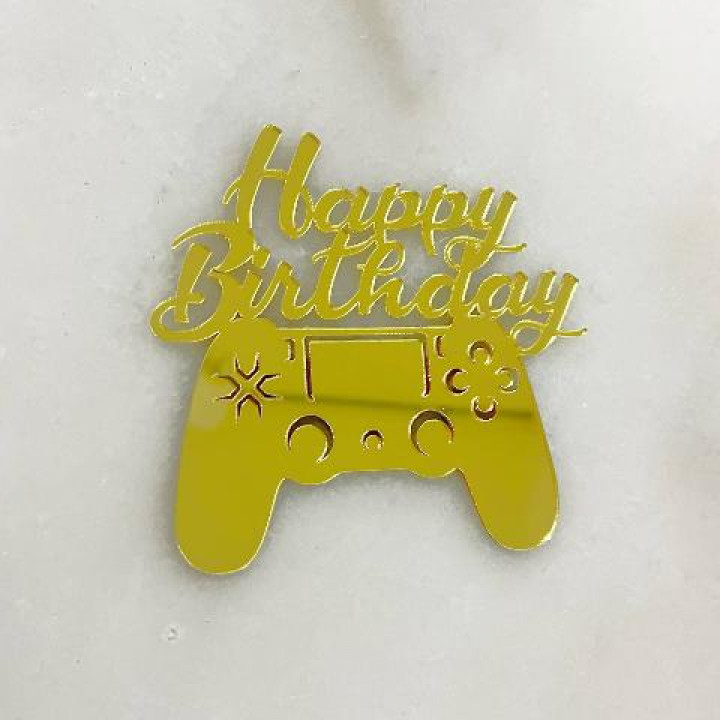 Топпер Happy Birthday